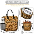 thumbnail image 5 of Yellow and Black Of Leopard Print Womens Lunch Box for Work,Insulated Large Lunch Bag for Tween and Teen,Loncheras Para Mujer,Leakproof Adult Lunch Bag for Work,Beach,Travel,Picnic,Camping, 5 of 7