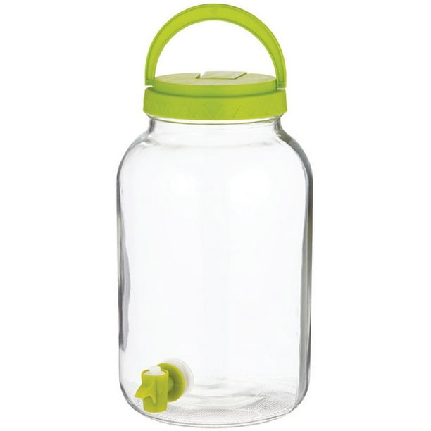 Circle Glass 89656 Sun Tea Jar With Tapper, Clear