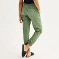 thumbnail image 2 of Women's Sonoma Goods For Life® Zip Hem Core Utility Jogger Pants Color: Sand Trap Size: X SMALL, 2 of 4