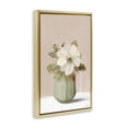 thumbnail image 4 of Stupell Industries Peach Pink Vase Botanical & Floral Painting Gold Floater Framed Art Print Wall Art, 17 x 25, 4 of 10