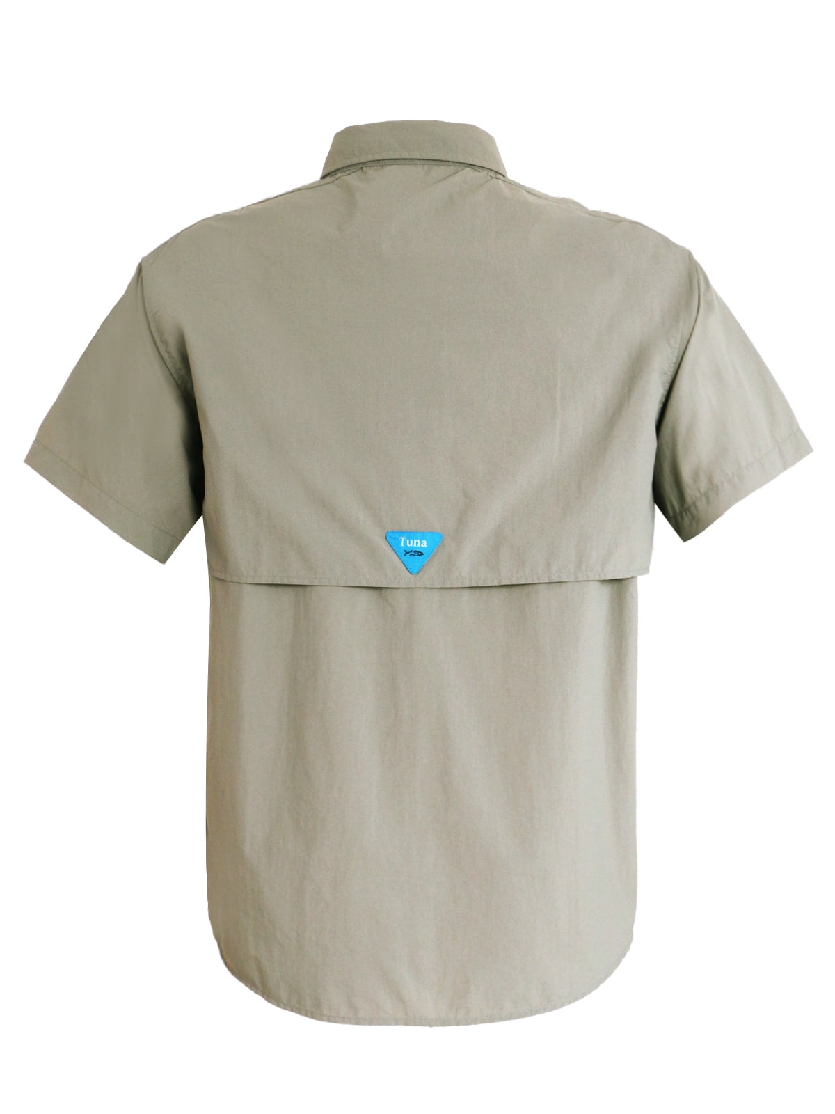  Tuna Men's Fishing Hiking UPF 50+ Sun Protection Anti-Static  Waterproof Outdoor Two Pockets Long Sleeve Shirts (Aruba Blue #6 S) :  Clothing, Shoes & Jewelry