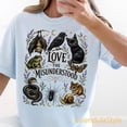 thumbnail image 2 of Love The Misunderstood Animals T-Shirt, Whimsigoth Witchy Dark Tee, Gothic Nature Animals Shirt, Bat Raven Cat Snake Frog Moth Tee, 2 of 4