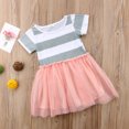 thumbnail image 2 of SUNSIOM Petite Fille Robe d'Été, Manches Courtes Robe TuTu Princesse, 2 of 8