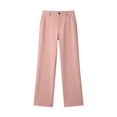 thumbnail image 3 of Grblisyd Girls Straight Leg Pants High Waist School Uniforms Casual Dressy Trendy Going out Trousers with Pockets Lightweight Back to School Slacks, 3 of 6