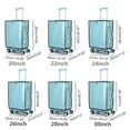 thumbnail image 3 of Travel Luggage Protector Case PVC Baggage Cover Suitcase Protective Cover, 3 of 4