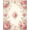 Pink, Pattern 1, variant on ODIKA 4'x6' Machine Washable Non-Slip Area Rug, Blossoming Garden Delight Accent with Delicate Rose High Traffic Rug, Pink, 218874