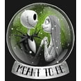 thumbnail image 2 of Girl's The Nightmare Before Christmas Jack and Sally Meant To Be  Graphic Tee Black X Large, 2 of 4