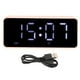 thumbnail image 1 of Reloj despertador Altavoz Bluetooth sin distorsión carga USB espejo pantalla reloj Digital portátil altavoz inalámbrico rosa, 1 of 1