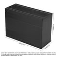 thumbnail image 1 of Black Printed Circuit Board Instrument Box, Aluminum Enclosure Case with Heat Dissipation Shield for DIY, Matte Black Split Type Box, 1 of 7