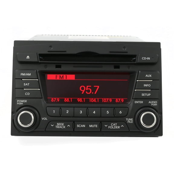 Restored 2011-2013 Kia Optima AM FM XM Radio mp3 Single Disc CD Player 96170-2T651CA (Refurbished)
