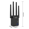 thumbnail image 2 of Extensor de señal Wifi Extensión de señal inalámbrica Enrutador Repetidor Modo AP Amplificador de refuerzo Wifi, enchufe de EE. UU. 2.4G 5G Eigraketly EL4484-01B, 2 of 2