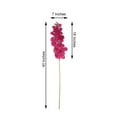 thumbnail image 3 of Efavormart 2PCS 40" Tall Fushia Silk Orchid Stems Artificial Flower Stem Real Touch Flower For Wedding Decorations, 3 of 11