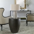 thumbnail image 2 of Uttermost Lark Farmhouse Style Minimalist Wooden End Table in Walnut, 2 of 3