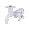 thumbnail image 1 of Lavadora Grifo de agua Lavadora Grifo G1 / 2 Rosca con válvula de salida Grifo de baño Grifo montado en la pared para fregadero interior Patio Hogar Estilo F BLESIY Grifo Grifo, 1 of 8