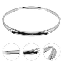 UPOUART 1Pcs Snare Drum Side Hoop for Musicians Silver 13 Inch