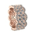 thumbnail image 3 of 4.25Ct Round Cut Natural Diamond Cluster Ladies Anniversary Wedding Eternity Band Ring 14k Gold FG VS1, 3 of 3
