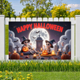 thumbnail image 5 of Halloween Skeleton Banner Pumpkin Decoration Ghost Design for Party Celebration Outdoor Decoration Indoor Party, 5 of 9