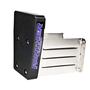 TALONBILLETS Recessed Trolling Motor Foot Pedal Pan Tray – Steel, Black Finish