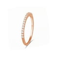 thumbnail image 2 of JewelersClub 1/5 Carat T.W. White Diamond Rose Gold Over Silver Eternity Band, 2 of 4