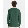 thumbnail image 3 of Hanes Mens ComfortWash Garment Dyed Long Sleeve Tee, 2XL, Field Green, 3 of 5