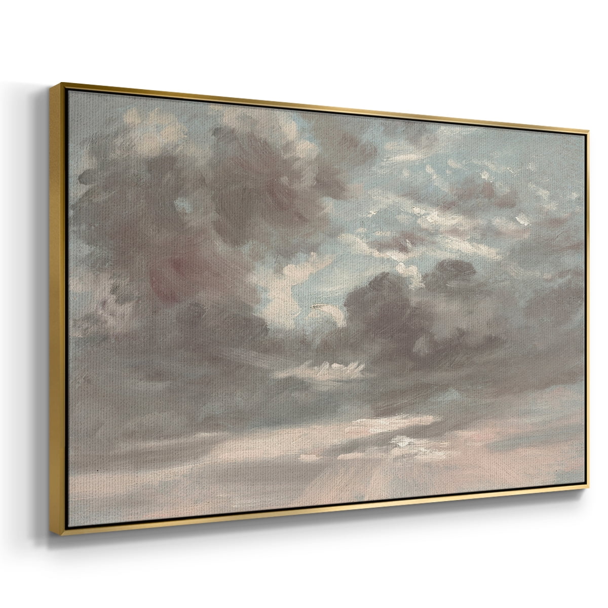 Vintage Landscape-CCXXXV By Wexford Home Framed in Gold Wood Gallery Wrapped Canvas 25 in. x 37 in.