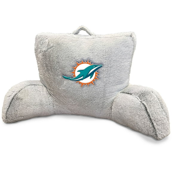 Miami Dolphins Faux Fur Logo Backrest