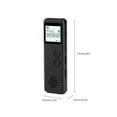 thumbnail image 4 of Digital Voice Recorder Voice Activated Recorder Noise Reduction Dictaphone MP3 Player HD Recording 10h Continuous Recording Line-In Function for Meeting Lecture Interview Class MP3 Record, 4 of 7