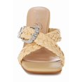thumbnail image 3 of London Rag Nimaya Braided Criss-Cross Strap Womens Sandals, 3 of 9
