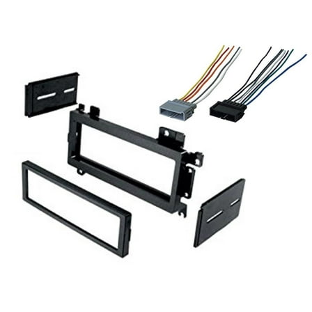 Car Radio Stereo Single Din Dash Kit Wiring Harness for 1984-2001 Dodge