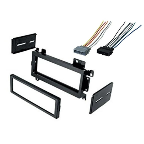 Car Radio Stereo Single Din Dash Kit Wiring Harness for Dodge 1994-2001 RAM 1500