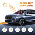thumbnail image 3 of Car Windshield Sun Shade For Front Window Abstract Colorful Leopard Print Foldable Vehicle Windshield Car Sun Visor Covers Automotive Window Protector Car Camping Privacy Sun Blocker, 3 of 5