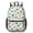 Dinosaur and Silhouettes, variant on Dinosaur and Skateboard White Pattern 17" School Backpacks for Teens,Waterproof Oxford Fabric,S-Shape Padded Straps for School,Travel,Hiking,Camping