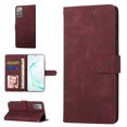 thumbnail image 1 of Wallet Case for Galaxy Note 20 Credit Card Holder,  [RFID Blocking] Soft inner Cover PU Leather With Strap Kickstand Magnetic Flip Folding Cover Compatible with Samsung Galaxy Note 20,Winered, 1 of 10