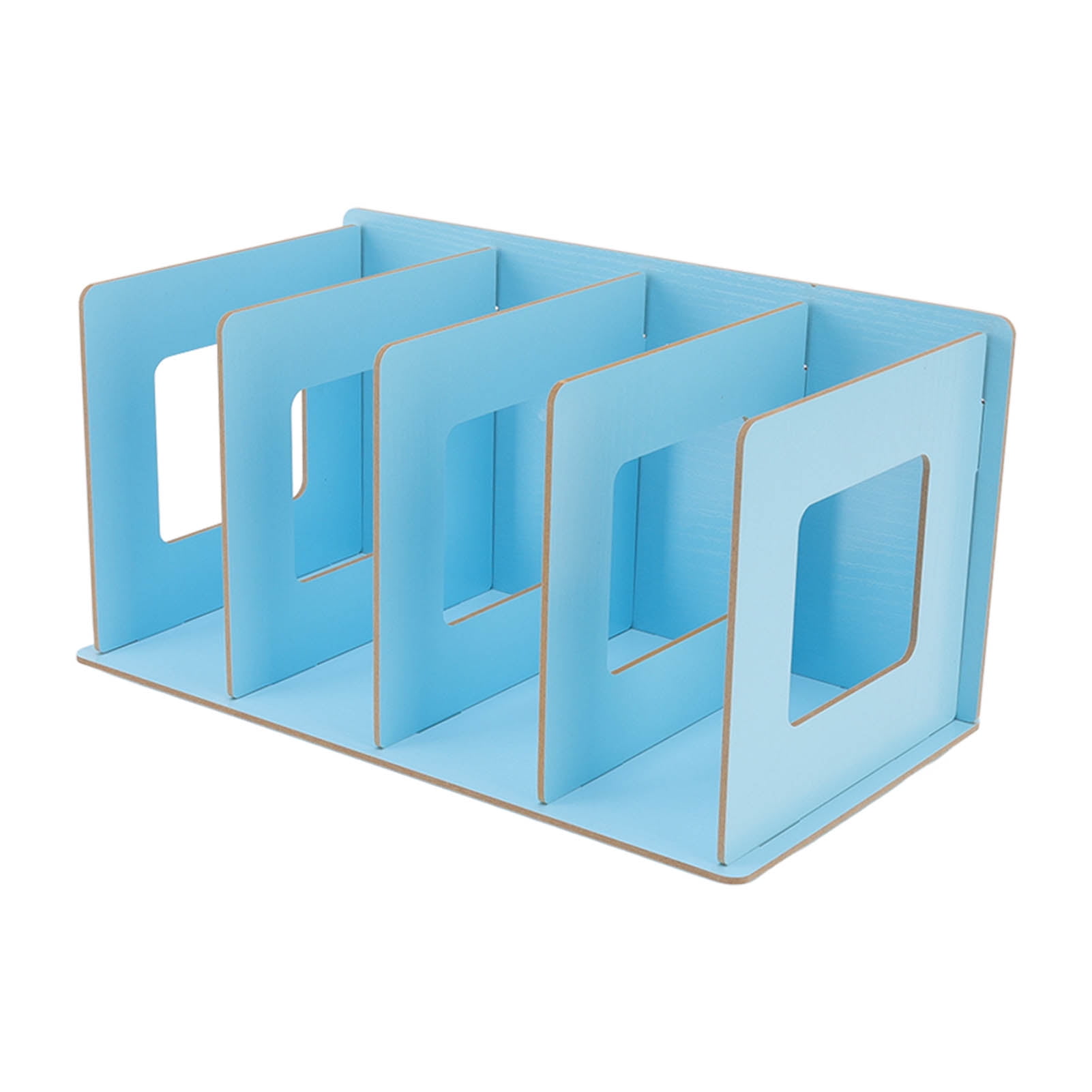 DIY Desktop Bookshelf, Space Saving Organize Storage Desk Book Rack For Adult For Magazine For