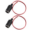 thumbnail image 1 of Enchufe Del Encendedor De Cigarrillos Del Coche 2 uds 12V 10A Max120W cargador de encendedor de coche Cable enchufe hembra, 1 of 8
