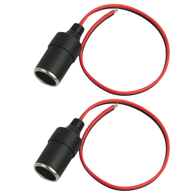 Enchufe Del Encendedor De Cigarrillos Del Coche 2 uds 12V 10A Max120W cargador de encendedor de coche Cable enchufe hembra