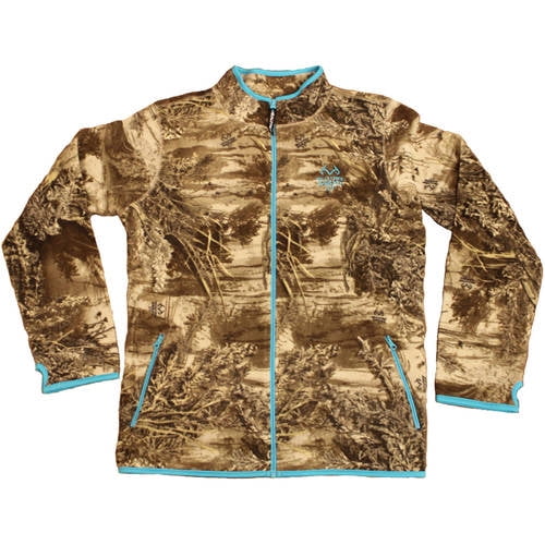 Women's Fleece Camo FullZip Jacket, Available in Multiple Patterns