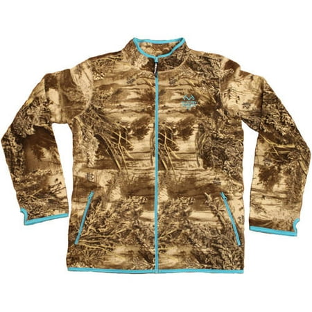 Women's Fleece Camo Full-Zip Jacket, Available in Multiple Patterns ...