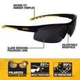 thumbnail image 2 of Gafas de seguridad DEWALT DPG99-2PC con lente polarizada multicolor, 2 of 7