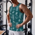 thumbnail image 5 of Rateoe Tropical Pineapple Pattern Sleeveless Gym Shirt Muscle Tee Breathable Workout Shirt Slim-Fit Tank Quick Dry Fit Muscle Tank Top Bodybuilding Sleeveless T Shirt-4X-Large, 5 of 7