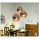 thumbnail image 5 of Lámpara colgante de bola de cristal creativa moderna, lámpara de techo para decoración del hogar, para dormitorio, sala de estar, pasillo, cocina, comedor, pasillo, escaleras, diámetro 25 cm, 5 of 5