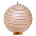 thumbnail image 2 of Oriental Furniture White Solid Print Casual 24" Round Shaped Paper Maru Bamboo Party Lantern, 2 of 2