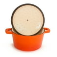 thumbnail image 3 of BergHOFF Neo 3pc Cast Iron Cookware Set, Fry Pan & Round Dutch Oven, Orange, 3 of 7