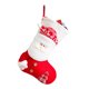 thumbnail image 1 of KG Navidad en Stock Noel Navidad calcetín de regalo de Navidad de 19 pulgadas calcetín navideño grande con patrón bordado de Papá Noel y muñeco de nieve, 1 of 4