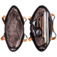 thumbnail image 4 of Bolso Montana West de cuero vegano negro para mujer MWC-118BK, 4 of 6
