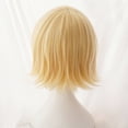 thumbnail image 4 of Qarigey Peluca corta recta, pelucas femeninas, disfraz de fiesta, tocado, extensión de cabello, decoración, Cosplay Natural, peluca rubia, adorno de Disfraces de disfraces Qarigey AP012713-01, 4 of 6