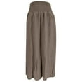 thumbnail image 5 of JJHGVB Palazzo Pants Wide Leg Pants Woman Women's Fashionable Casual Loose Wide Leg Elastic Waistband Casual Pants Barrel Pants Women Flowy Pants Khaki 2XL, 5 of 6
