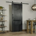 thumbnail image 6 of LTL Home Products Millbrooke Ready to Assemble Durable PVC Barn Door, Black, 6 of 7