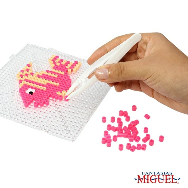 Cuentas para Planchar Piezas (5mm), Pixel Beads, Cilindros de Plástico para Collares, Manualidades, DIY, (Rojo 3000p Cuentas para Planchar Piezas (5mm), Pixel Beads, Cilindros de Plástico para Collares, Manualidades, DIY, (Rojo 3000p