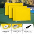 thumbnail image 3 of Bandera de Golf KINGTOP Lisa Amarilla Nylon 420D 20x15 cm Paquete de 3, 3 of 8